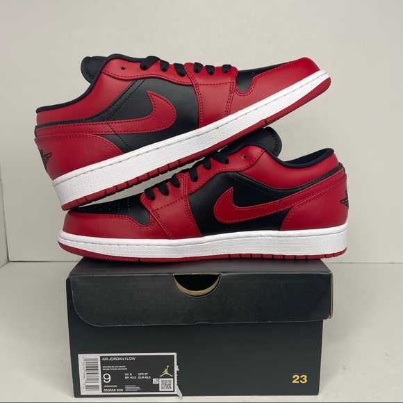 Nike Air Jordan 1 Retro Low “Reverse Bred” NEW 2021 - Picture 3 of 4